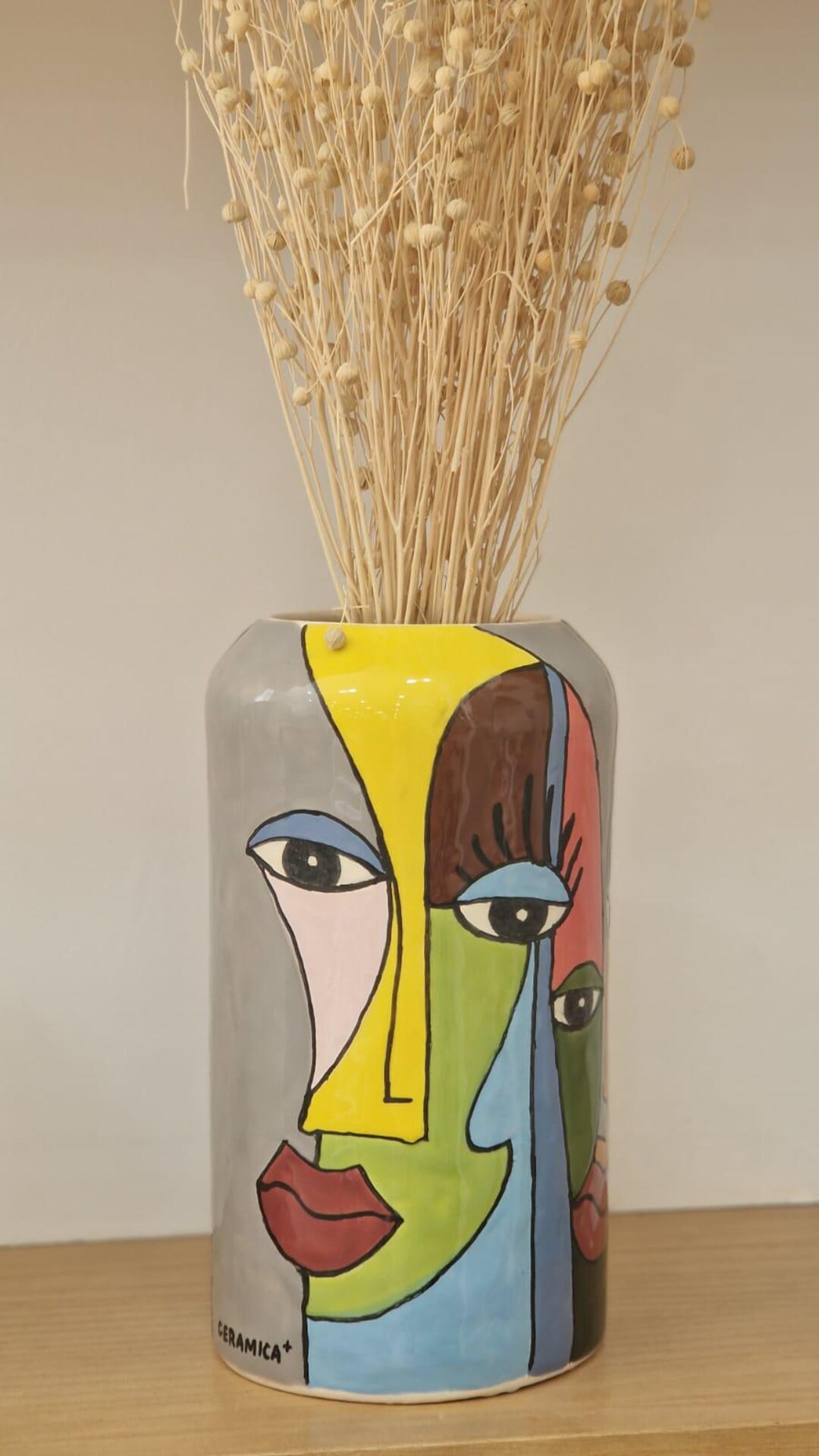 ピカソ風花瓶６ ピカソ風花瓶6 ピカソ風花瓶6 ピカソ風花瓶6 ピカソ風花瓶6