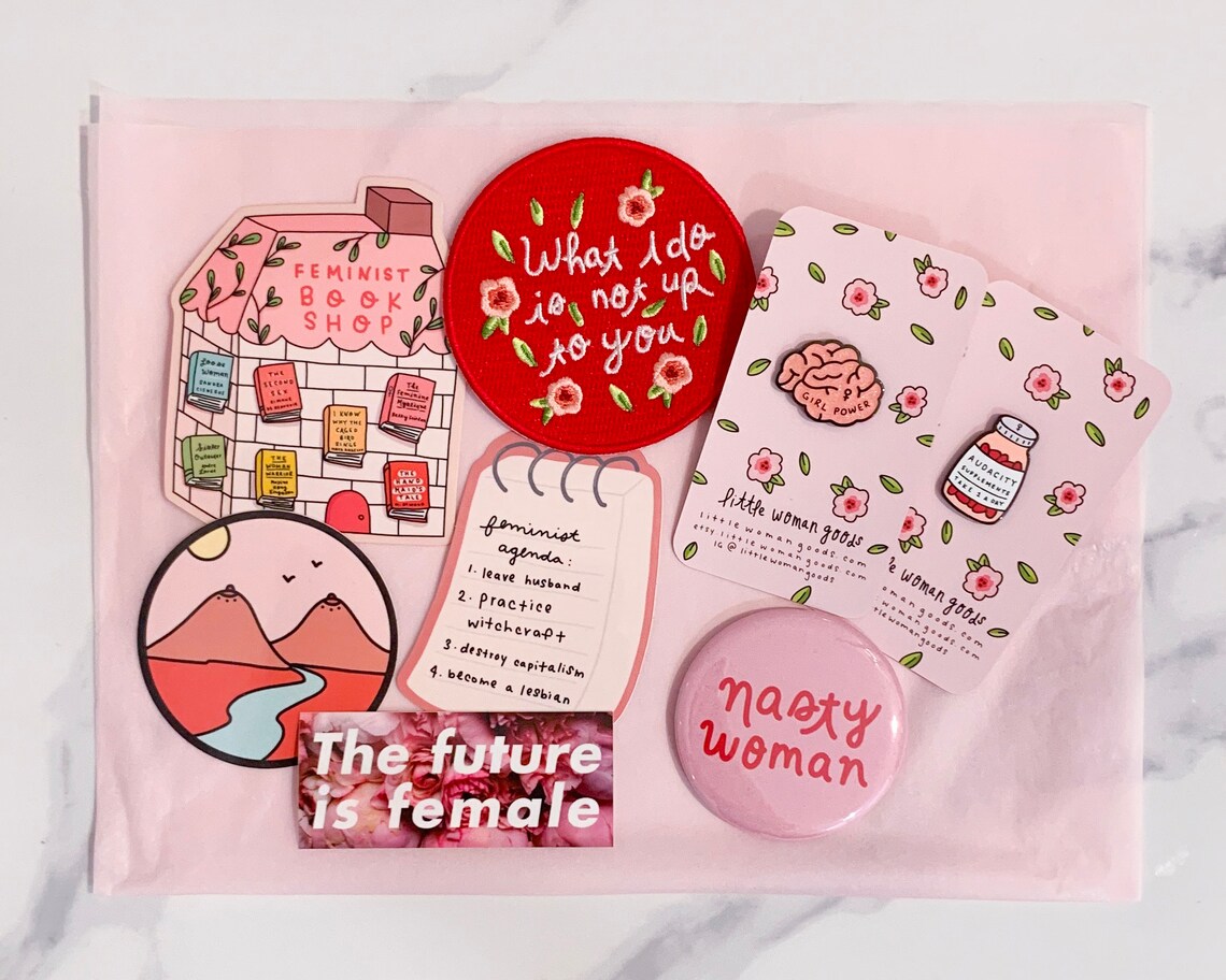 Feminist Vinyl Sticker Feminist Book Shop Feminist Literature - Etsy