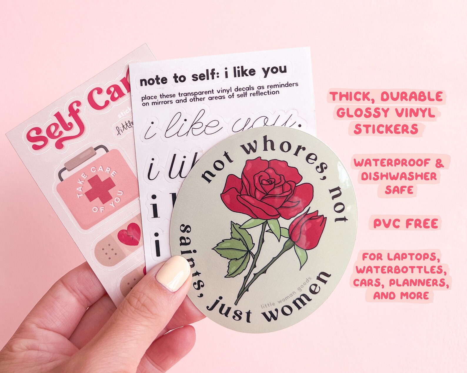 Political Feminist Vinyl Sticker a Woman's Place is - Etsy