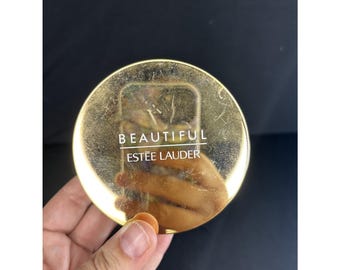 Estee Lauder BEAUTIFUL Perfumed Body Powder - 1 oz 28.4g  - New Sealed With Puff