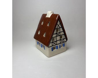 Ursula Leyk Lichthaus German Tea Light Candle House Signed