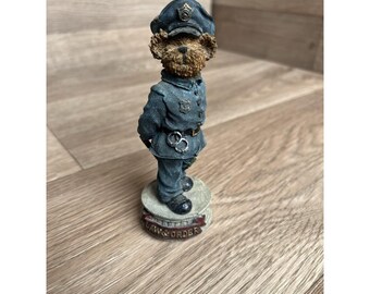 Boyds Bear Figurine "Officer Grizzly "