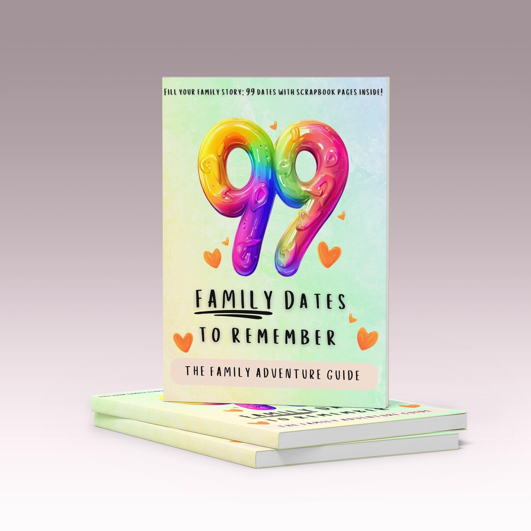 99 Family Dates to Remember – Family Adventure & Scrapbook Journal - Etsy