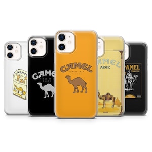 Camel Phone Case Y2K Cigarettes Vintage Cover for iPhone 17,16,15,14,13,12,11,Pixel 10Pro,9Pro, 8Pro, Samsung S25,S24,S23,S22,S21,A56,A35