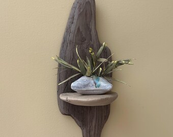 Estante de madera flotante: Decoración de cabañas del lago Michigan