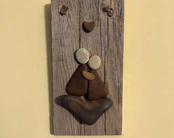 Happy Together // Wedding  // Anniversary // Friendship // Pebble Art // Rock art