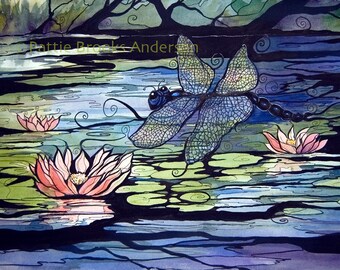 Magic Dragonfly, Signed Open Edition