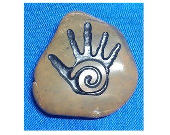 Talistone Healing Hand Petroglyph