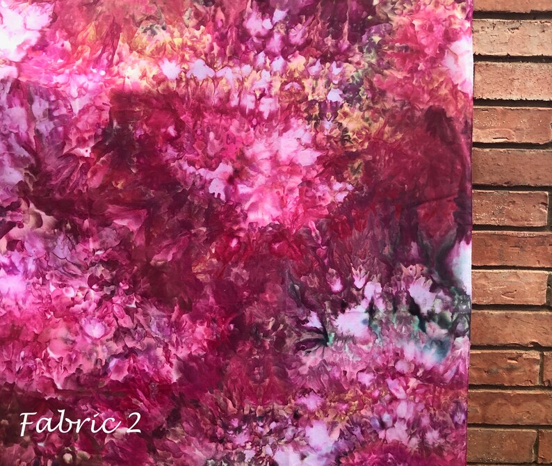 Hand Dyed Cotton Fabric Bohemian Fabric Hand Dyed Fabric Tie Dye