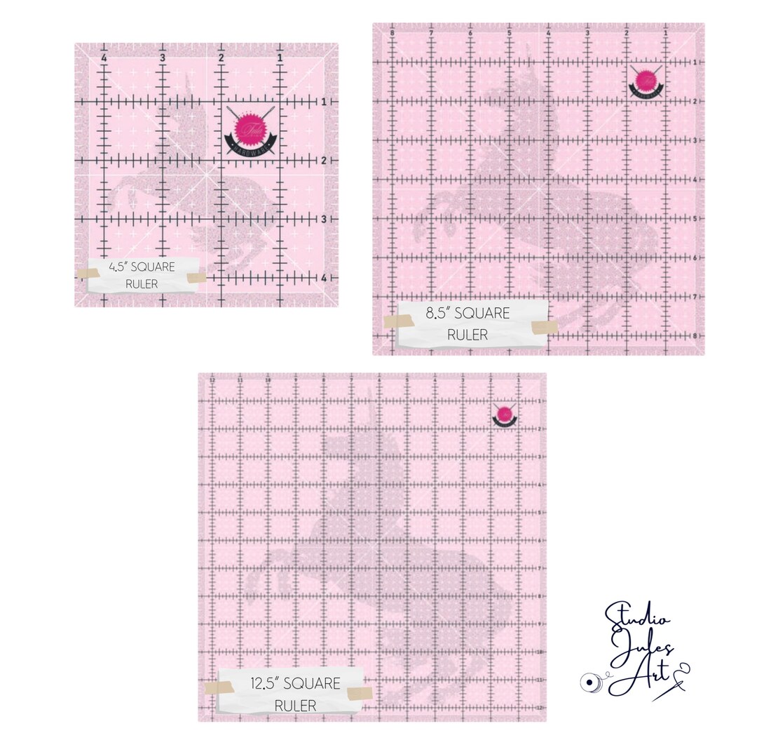 Tula Pink Square Rulers - 4.5