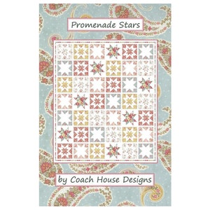 Promenade Stars by Coach House Designs - Lap Quilt