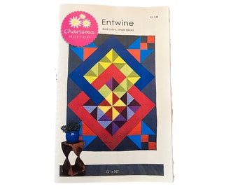 Entwine Quilt Pattern: Modern Patchwork (72x96)