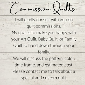Commission and Handmade Quilts Baby Quilts, Throw Quilts image 10