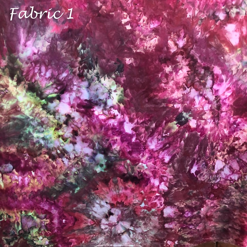 Hand Dyed Cotton Fabric Bohemian Fabric Hand Dyed Fabric Tie Dye