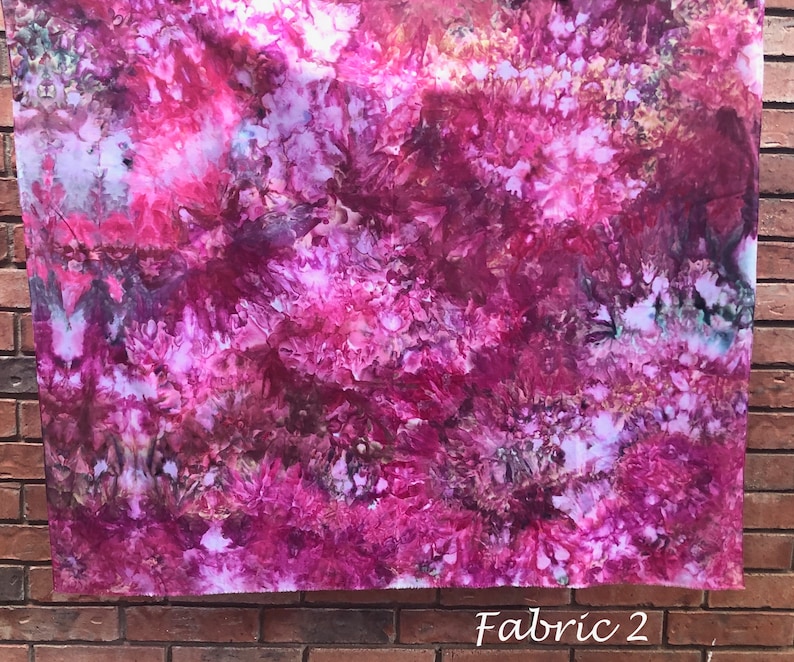 Hand Dyed Cotton Fabric Bohemian Fabric Hand Dyed Fabric Tie Dye