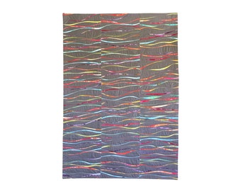 Prism Refraction is a Original Quilted Wall Hanging Zen Wall Art