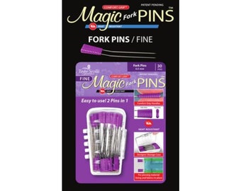 Magic Fork Pins 0.5mm 30 ct - Fork Pins - Quilting Pins