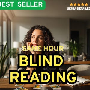 Same Hour Blind Tarot Reading: Psychic Guidance, Spiritual Insights