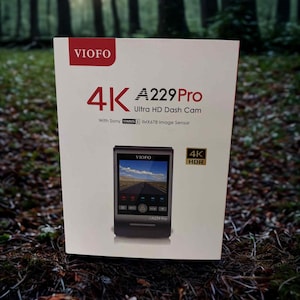 VIOFO A229 Pro 4K/2K Dual Dash Cam: Sony STARVIS 2, GPS, WiFi, Voice Control