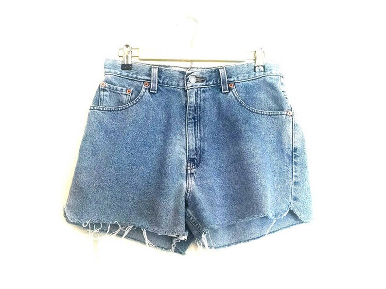 vintage levi cut off denim shorts