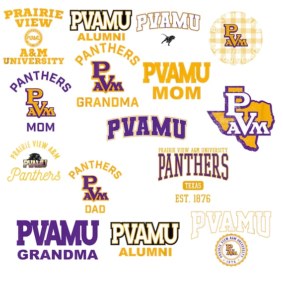 Hbcu Pride Prairie View AM University Png, New Hbcu 2025 Collection, Prairie View A&M Panthers Png, HBCU Christmas, HBCU Bundles Png