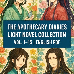 The Apothecary Diaries Light Novel Volume 1-15, English, Complete Book Collection, Novel Series, Graphic Novels, Magazine, Popular Novels