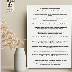 Halloween Partyspiel Kinder 5–8 | Halloween Schnitzeljagd & Schatzsuche | Druckbares PDF | 26 Seiten | Outdoor Kinderparty #halloweenparty schnitzeljagd #halloween geburtstag party #halloween kürbis party,