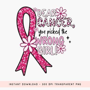 Breast Cancer Awareness Sublimation: Preppy You Picked The Wrong Girl PNG, Pink Ribbon T-shirt Design