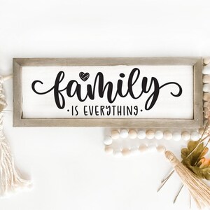 Family Sign SVG Bundle: Door Hangers, Home Decor Cut Files for Cricut ...