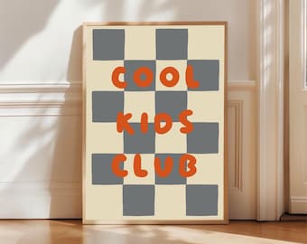 Cool Kids Club - Väggkonst för barn – Barnrums- och lekrumsinredning