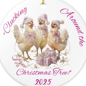 Whimsical Ceramic Bird Christmas Ornament: Festive Holiday Decor