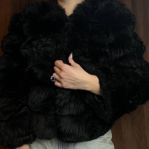 ジャケット・アウター fur jacket black 00s archive opium carti Playboi Carti's Opium and Pelle Pelle Launch Official Col