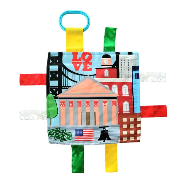 Philadelphia Philly City Stroller Toy Square with Tags