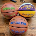 Personalized 3D Embroidered Basketball | Basketball Dad Gift | Fathers Day Keepsake Ball product logo