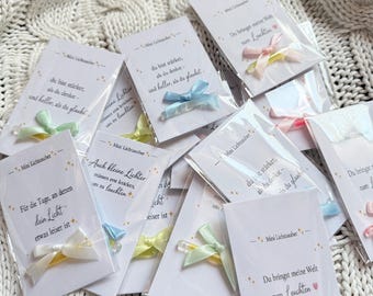 A small heartfelt message - mini glow stick gift