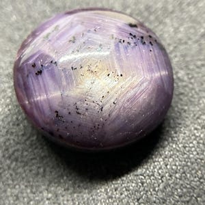 Natural Purple Star Ruby Cabochon | Oval Loose Gemstone | Rare Asterism Ruby 23.30 Carat