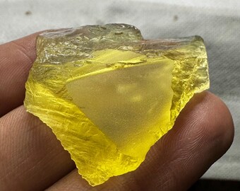 Raw Lemon Quartz Crystal: Natural Healing Stone, Collector's Gem