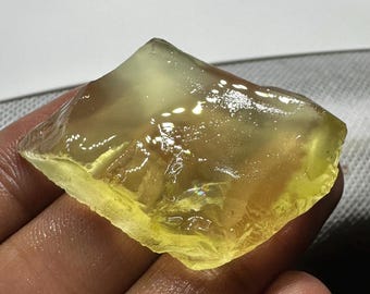 Natural Lemon Quartz Rough - Healing Crystal Stone for Collectors
