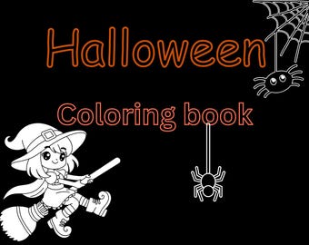 Halloween Kinder Malbuch 16 Seiten