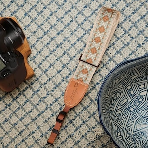 Custom Camera Wrist Strap, Vintage Boho Camera Holder, Camera Strap, Photography Strap, Nikon, Canon, Sony Camera Strap, Photographer Gift