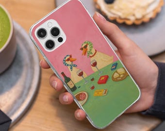 Tier Abendessen Handyhülle | Enten-Gans-Abdeckung | iPhone, Samsung und Google Pixel