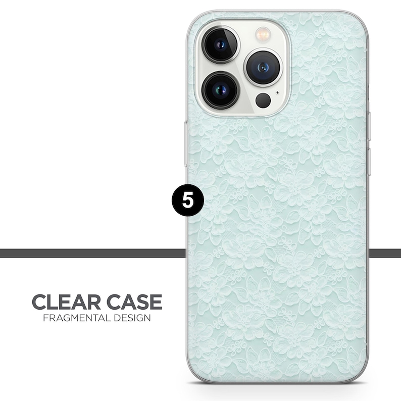 Vintage Lace Phone Case | Elegant Design Cover | iPhone, Samsung and Google Pixel 5