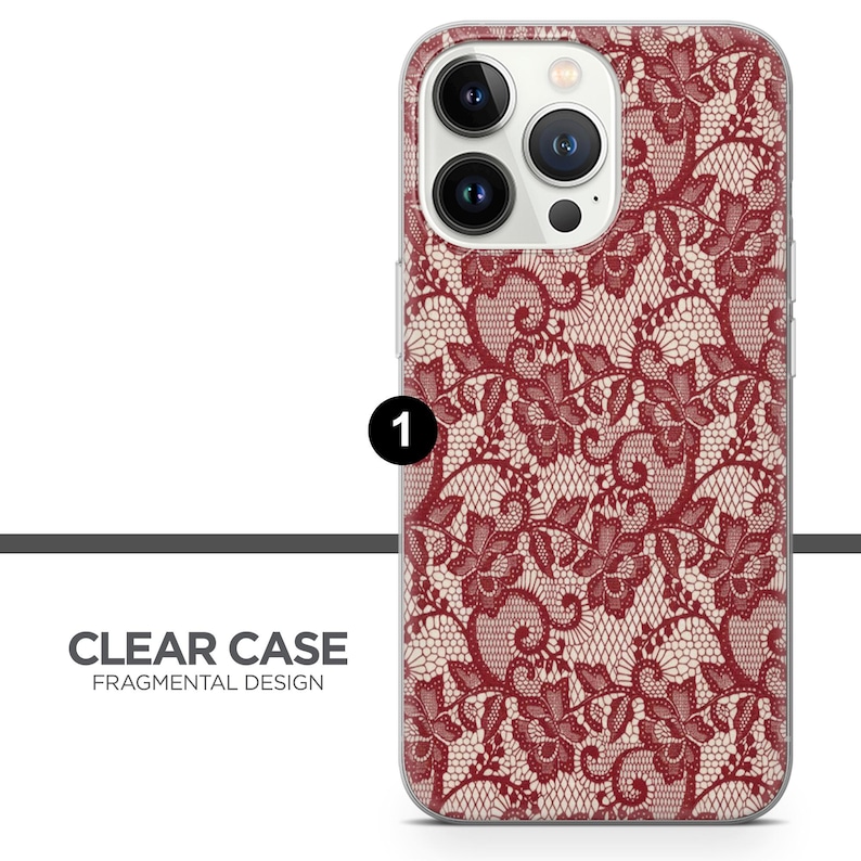 Vintage Lace Phone Case | Elegant Design Cover | iPhone, Samsung and Google Pixel 1