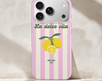 La Dolce Vita Handyhülle | Amalfi Küste Italien Abdeckung | iPhone, Samsung und Google Pixel