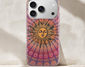 Mandala-Handyhülle | Buddha Sonnenschutz Abdeckung | iPhone, Samsung und Google Pixel