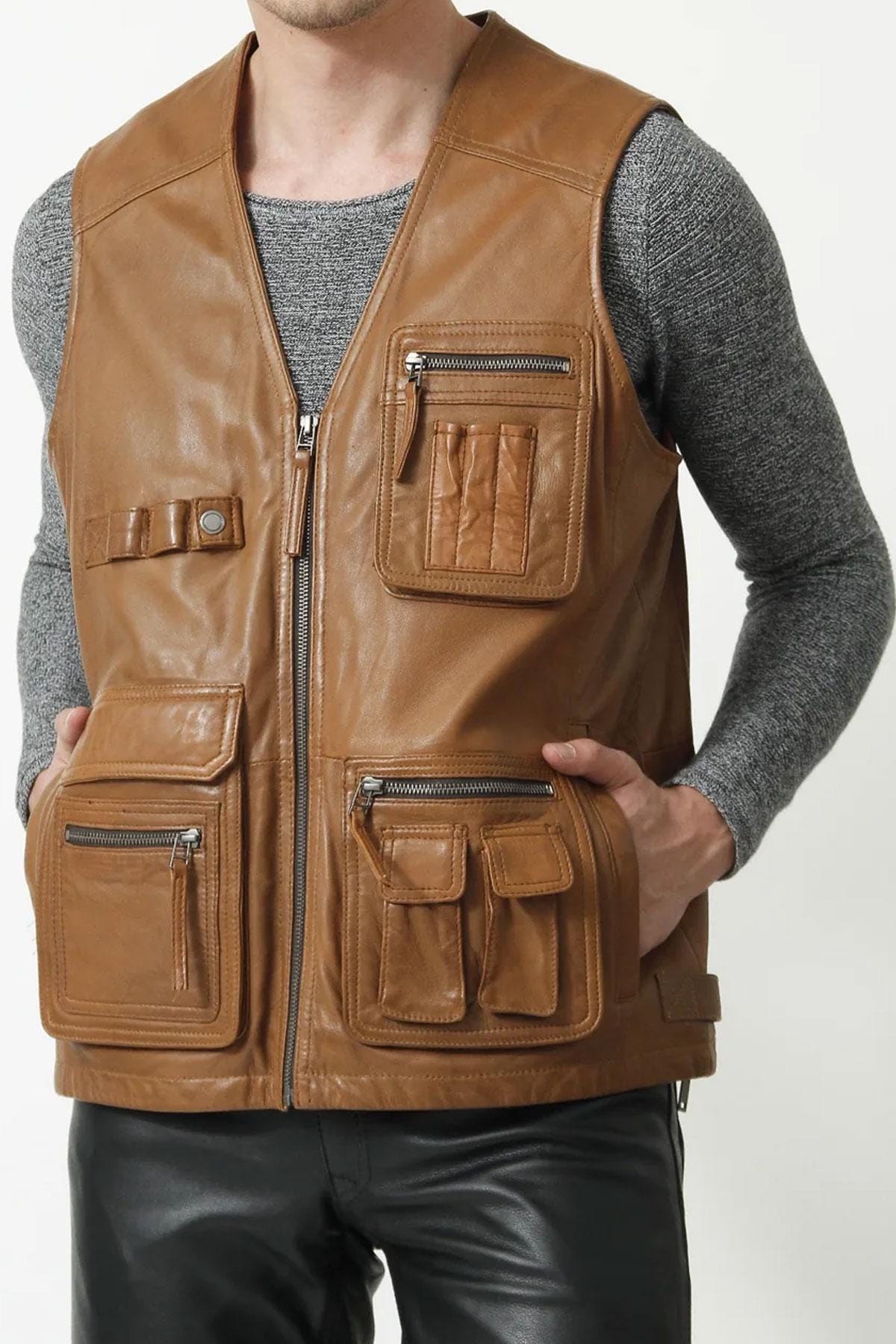 Men Classic Motorcycle Black Leather Vest, Motorcycle Vest, Leather Jacket Men, Biker Vest, Mens Vest, Handmade Genuine Leather Custom Vest