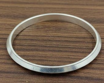 Handmade 925 Sterling Silver Sikh Kada - Punjabi Kara Bracelet