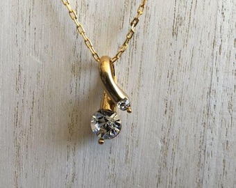 The Pure Allure Crystal Collection with Swarovski Crystals BYPASS Necklace