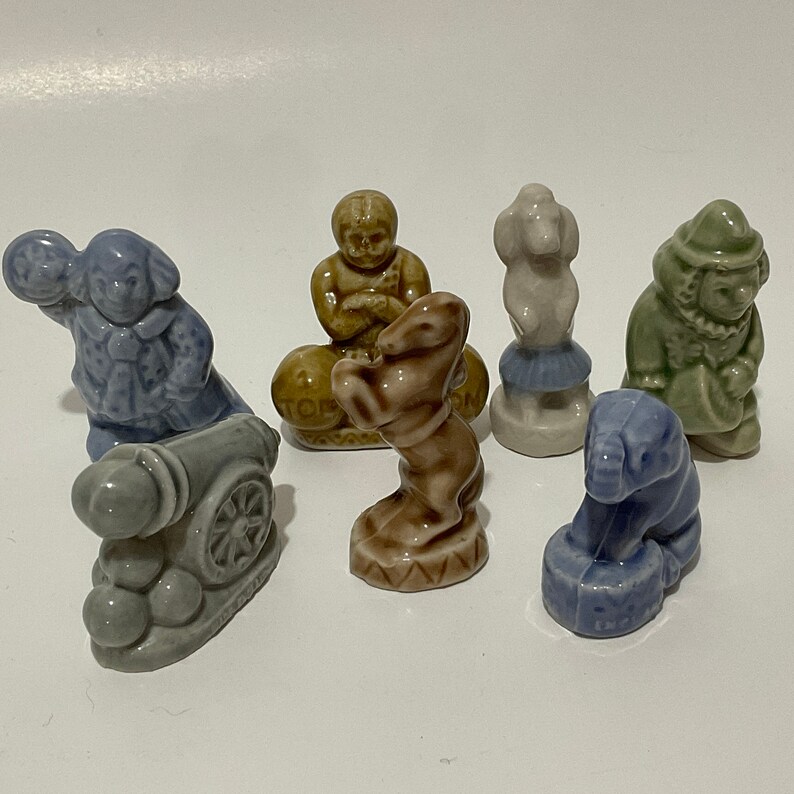 Red Rose Tea WADE Figurines CIRCUS SERIES Set of 7 Etsy
