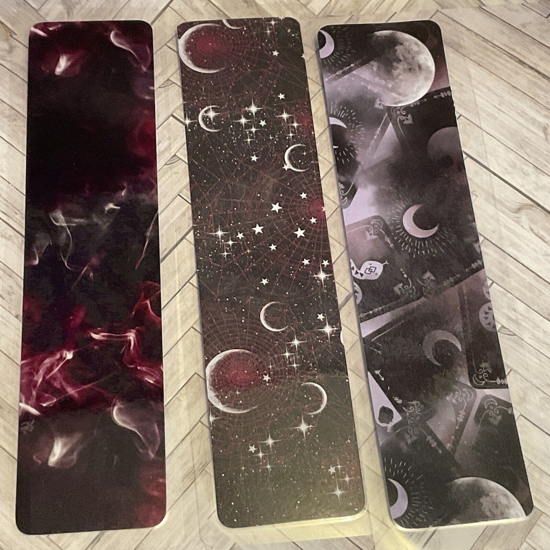 Eclipse Dark Magic LAMINATED BOOKMARKS Set of 3 Double Sided Etsy